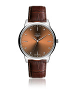 Coffee brown watch unisex