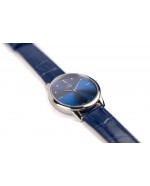 Blue quartz watch - solid classic